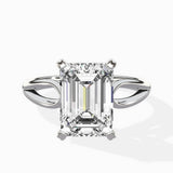 Split Shank Open Gallery Solitaire Ring Engagement Ring - The Better Diamonds