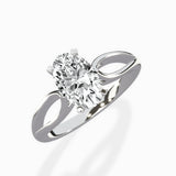 Split Shank Open Gallery Solitaire Ring Engagement Ring - The Better Diamonds
