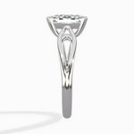 Split Shank Open Gallery Solitaire Ring Engagement Ring - The Better Diamonds