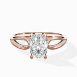 Split Shank Open Gallery Solitaire Ring Engagement Ring - The Better Diamonds