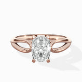 Split Shank Open Gallery Solitaire Ring Engagement Ring - The Better Diamonds
