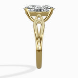 Split Shank Open Gallery Solitaire Ring Engagement Ring - The Better Diamonds