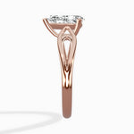 Split Shank Open Gallery Solitaire Ring Engagement Ring - The Better Diamonds