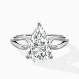 Split Shank Open Gallery Solitaire Ring Engagement Ring - The Better Diamonds