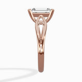 Split Shank Open Gallery Solitaire Ring Engagement Ring - The Better Diamonds