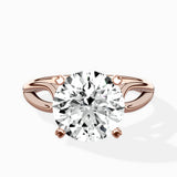 Split Shank Open Gallery Solitaire Ring Engagement Ring - The Better Diamonds
