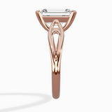 Split Shank Open Gallery Solitaire Ring Engagement Ring - The Better Diamonds