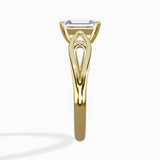 Split Shank Open Gallery Solitaire Ring Engagement Ring - The Better Diamonds
