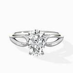 Split Shank Open Gallery Solitaire Ring Engagement Ring - The Better Diamonds