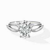 Split Shank Open Gallery Solitaire Ring Engagement Ring - The Better Diamonds