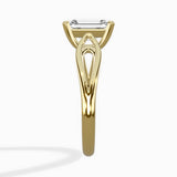 Split Shank Open Gallery Solitaire Ring Engagement Ring - The Better Diamonds