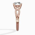 Split Shank Open Gallery Solitaire Ring Engagement Ring - The Better Diamonds