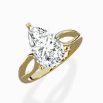 Split Shank Open Gallery Solitaire Ring Engagement Ring - The Better Diamonds
