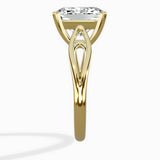 Split Shank Open Gallery Solitaire Ring Engagement Ring - The Better Diamonds