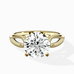 Split Shank Open Gallery Solitaire Ring Engagement Ring - The Better Diamonds