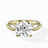 Split Shank Open Gallery Solitaire Ring Engagement Ring - The Better Diamonds