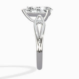 Split Shank Open Gallery Solitaire Ring Engagement Ring - The Better Diamonds