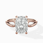 Split Shank Open Gallery Solitaire Ring Engagement Ring - The Better Diamonds