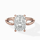 Split Shank Open Gallery Solitaire Ring Engagement Ring - The Better Diamonds