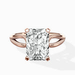 Split Shank Open Gallery Solitaire Ring Engagement Ring - The Better Diamonds