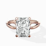 Split Shank Open Gallery Solitaire Ring Engagement Ring - The Better Diamonds
