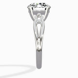 Split Shank Open Gallery Solitaire Ring Engagement Ring - The Better Diamonds