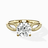 Split Shank Open Gallery Solitaire Ring Engagement Ring - The Better Diamonds