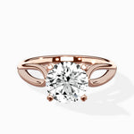 Split Shank Open Gallery Solitaire Ring Engagement Ring - The Better Diamonds