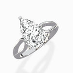 Split Shank Open Gallery Solitaire Ring Engagement Ring - The Better Diamonds