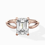 Split Shank Open Gallery Solitaire Ring Engagement Ring - The Better Diamonds