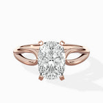 Split Shank Open Gallery Solitaire Ring Engagement Ring - The Better Diamonds