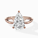 Split Shank Open Gallery Solitaire Ring Engagement Ring - The Better Diamonds