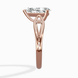 Split Shank Open Gallery Solitaire Ring Engagement Ring - The Better Diamonds