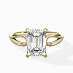 Split Shank Open Gallery Solitaire Ring Engagement Ring - The Better Diamonds