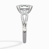 Split Shank Open Gallery Solitaire Ring Engagement Ring - The Better Diamonds