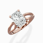 Split Shank Open Gallery Solitaire Ring Engagement Ring - The Better Diamonds