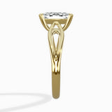 Split Shank Open Gallery Solitaire Ring Engagement Ring - The Better Diamonds