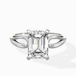 Split Shank Open Gallery Solitaire Ring Engagement Ring - The Better Diamonds