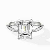 Split Shank Open Gallery Solitaire Ring Engagement Ring - The Better Diamonds