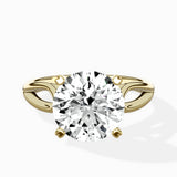 Split Shank Open Gallery Solitaire Ring Engagement Ring - The Better Diamonds