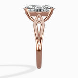Split Shank Open Gallery Solitaire Ring Engagement Ring - The Better Diamonds