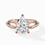 Split Shank Open Gallery Solitaire Ring Engagement Ring - The Better Diamonds