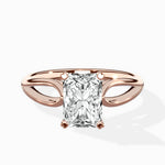 Split Shank Open Gallery Solitaire Ring Engagement Ring - The Better Diamonds