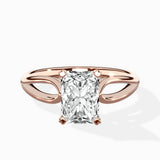 Split Shank Open Gallery Solitaire Ring Engagement Ring - The Better Diamonds