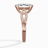 Split Shank Open Gallery Solitaire Ring Engagement Ring - The Better Diamonds