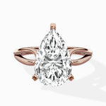 Split Shank Open Gallery Solitaire Ring Engagement Ring - The Better Diamonds
