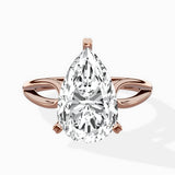 Split Shank Open Gallery Solitaire Ring Engagement Ring - The Better Diamonds