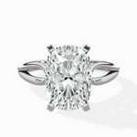 Split Shank Open Gallery Solitaire Ring Engagement Ring - The Better Diamonds