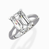 Split Shank Open Gallery Solitaire Ring Engagement Ring - The Better Diamonds
