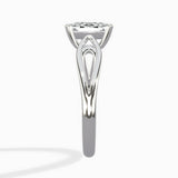 Split Shank Open Gallery Solitaire Ring Engagement Ring - The Better Diamonds